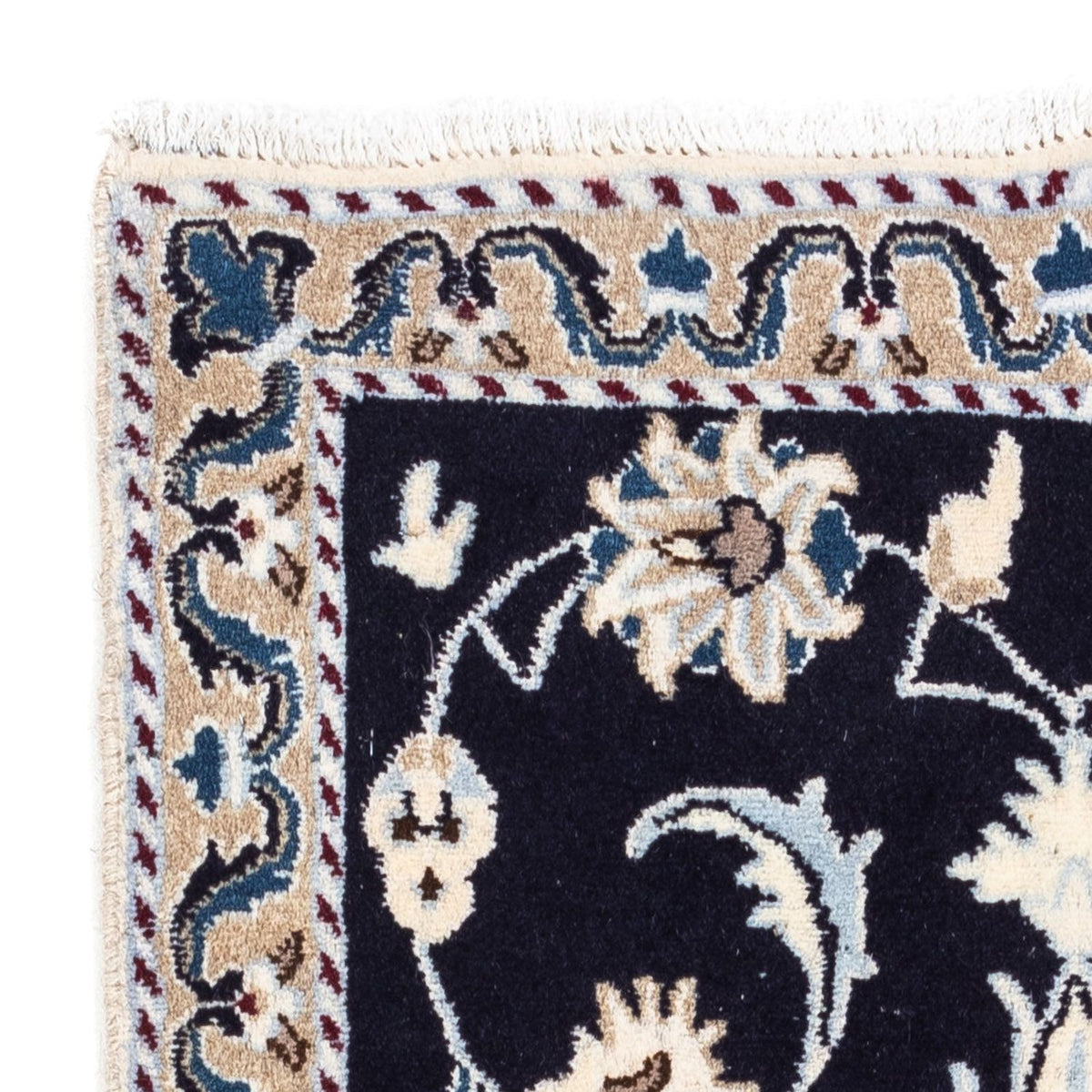 Perser Rug - Nain - 139 x 66 cm - dark blue