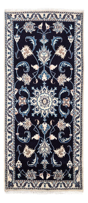 Perser Rug - Nain - 143 x 70 cm - dark blue