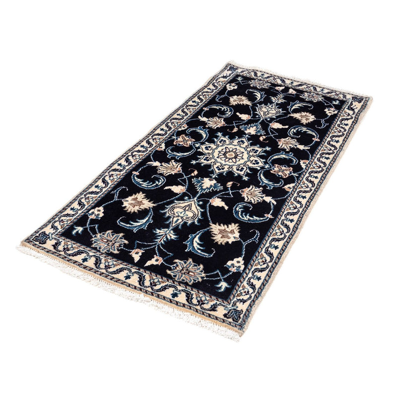 Perser Rug - Nain - 143 x 70 cm - dark blue