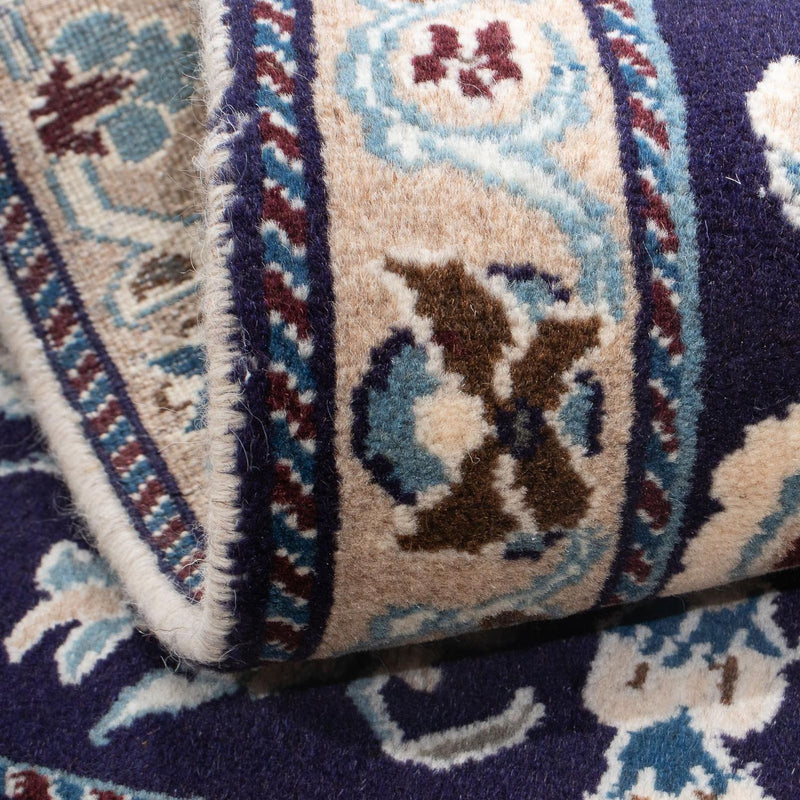 Perser Rug - Nain - 139 x 89 cm - dark blue
