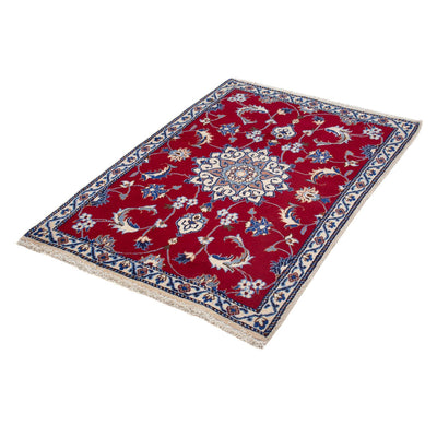Perser Rug - Nain - 127 x 84 cm - dark red