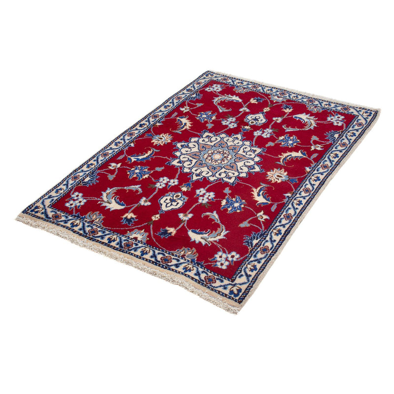 Perser Rug - Nain - 127 x 84 cm - dark red