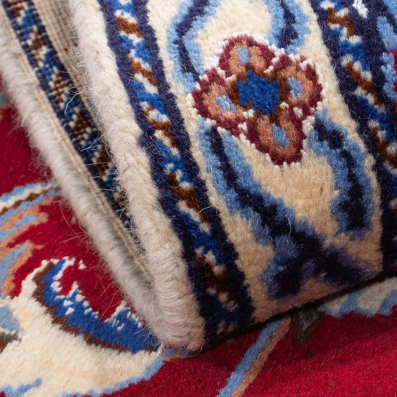 Perser Rug - Nain - 127 x 84 cm - dark red