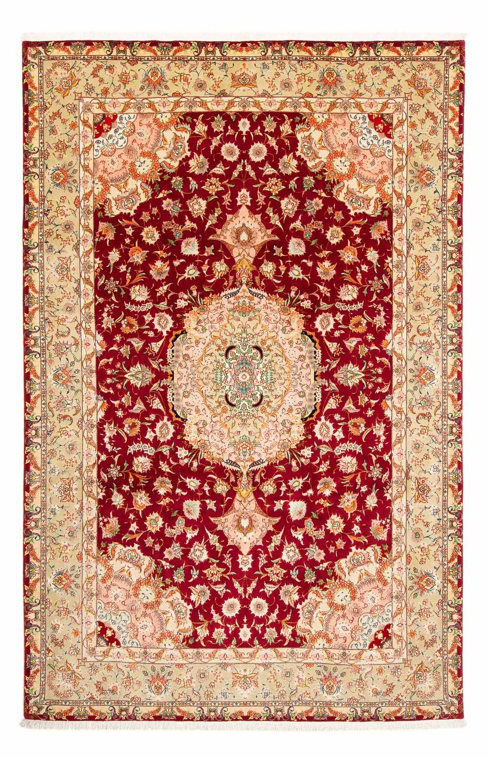 Perser Rug - Tabriz - Royal - 312 x 204 cm - dark red