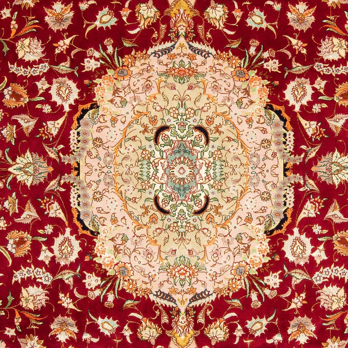 Perser Rug - Tabriz - Royal - 312 x 204 cm - dark red