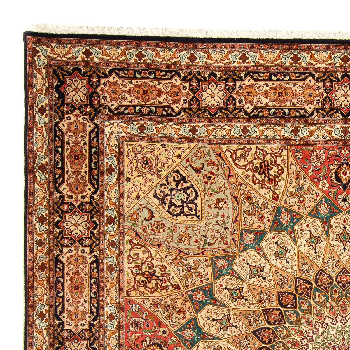 Tabriz - 50 Raj Rug 252x253cm - Persian Rugs
