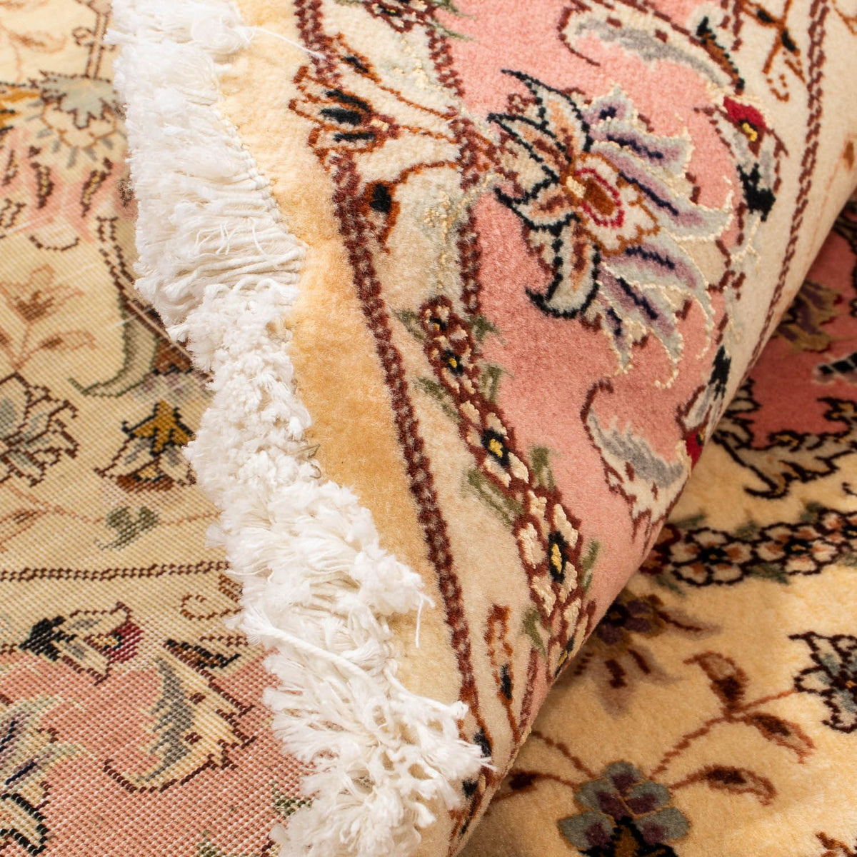 Perser Rug - Tabriz - Royal round  - 150 x 150 cm - light brown