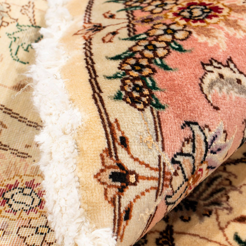 Perser Rug - Tabriz - Royal round  - 150 x 150 cm - beige