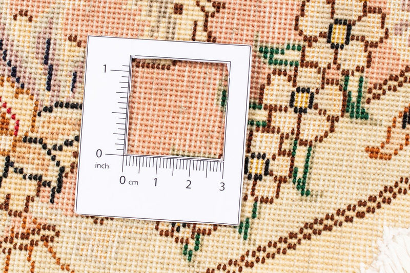 Perser Rug - Tabriz - Royal round  - 150 x 150 cm - beige