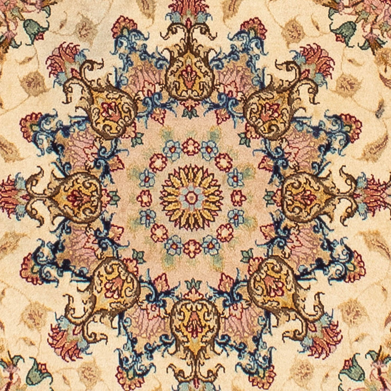 Perser Rug - Tabriz - Royal round  - 150 x 150 cm - light brown