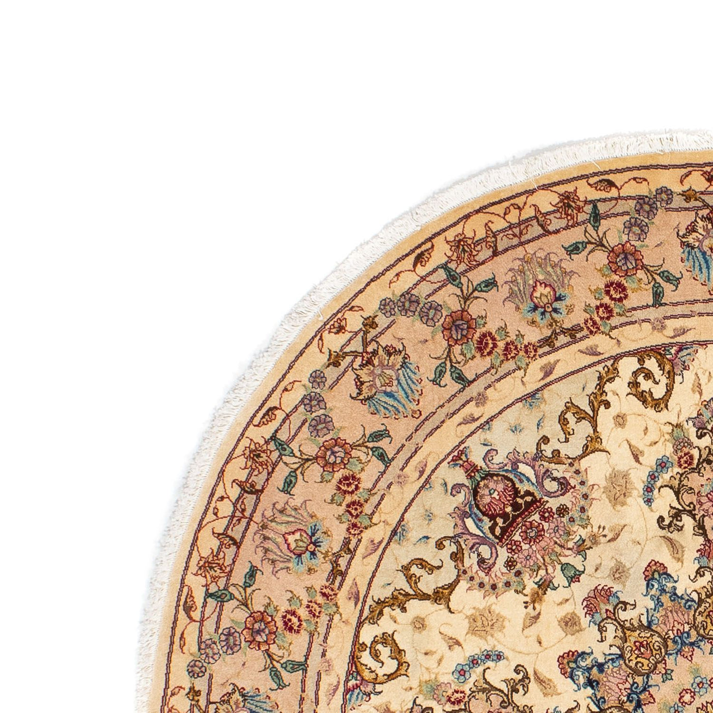 Tabriz - 50 Raj Rug 150x150cm - Persian Rugs