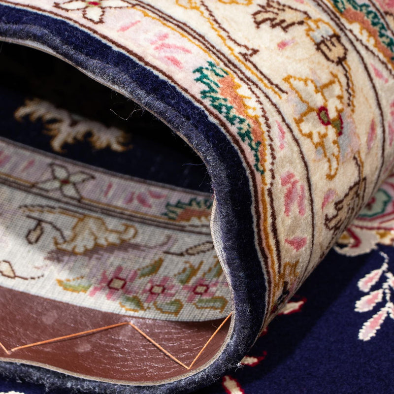 Runner Perser Rug - Tabriz - Royal - 198 x 82 cm - dark blue