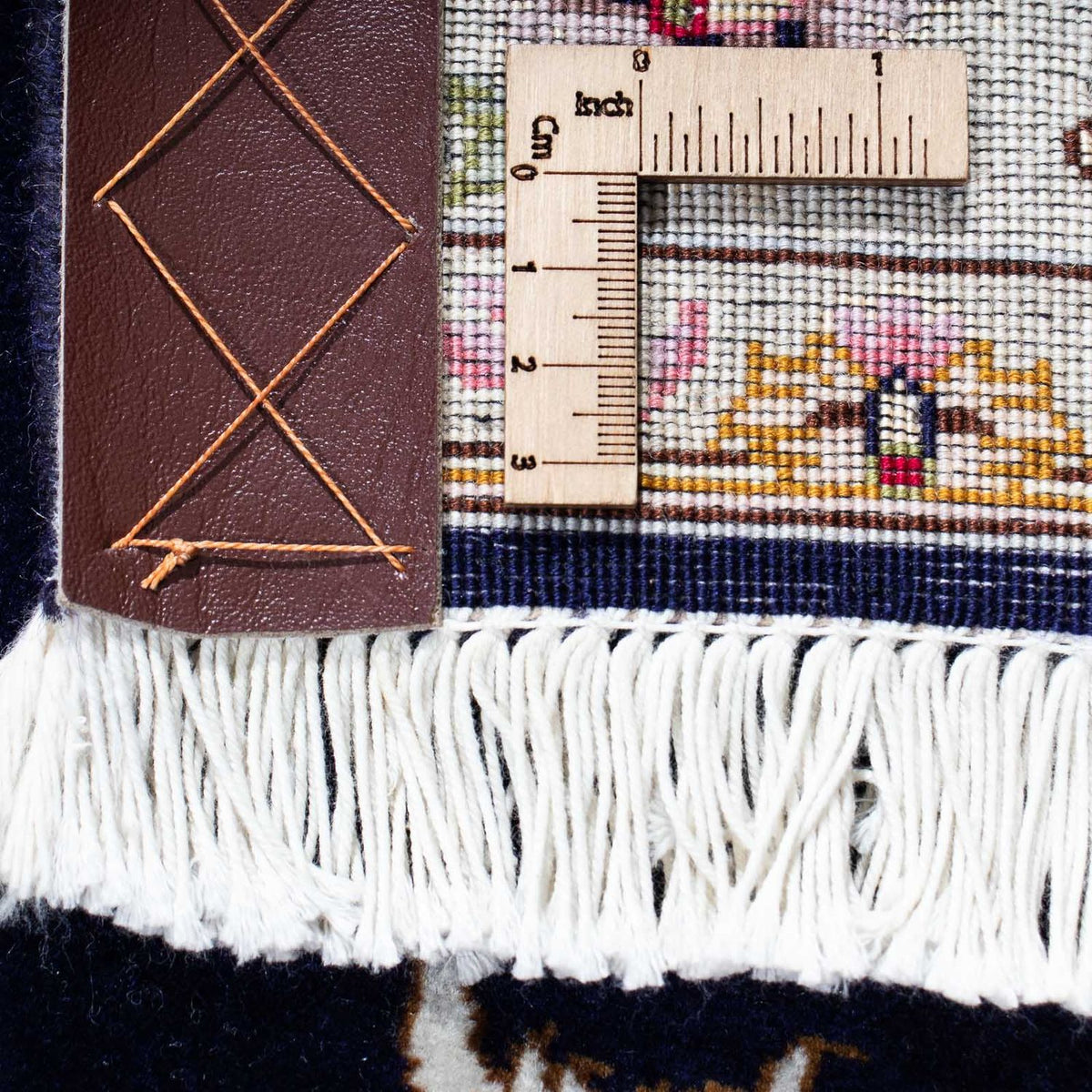 Runner Perser Rug - Tabriz - Royal - 198 x 82 cm - dark blue