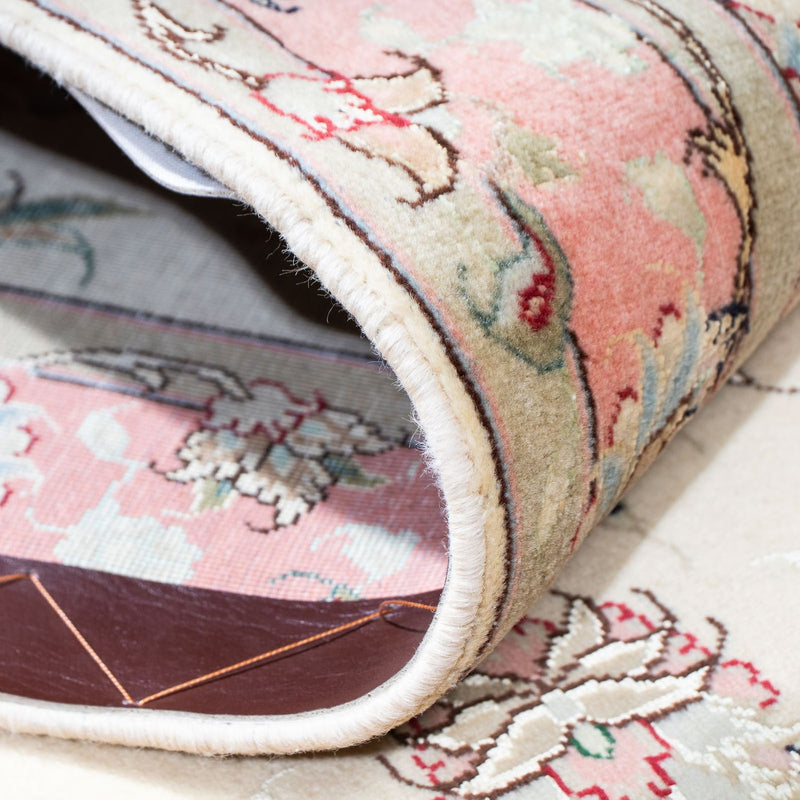 Runner Perser Rug - Tabriz - Royal - 200 x 77 cm - beige