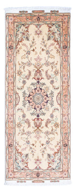 Runner Perser Rug - Tabriz - Royal - 212 x 81 cm - beige