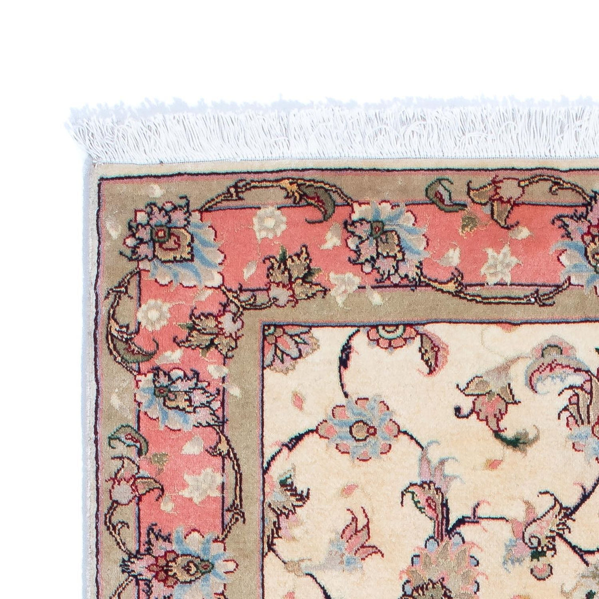 Runner Perser Rug - Tabriz - Royal - 202 x 77 cm - beige