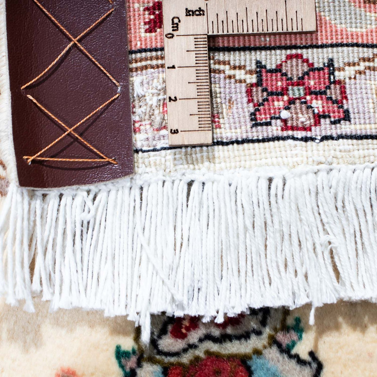 Runner Perser Rug - Tabriz - Royal - 205 x 82 cm - beige