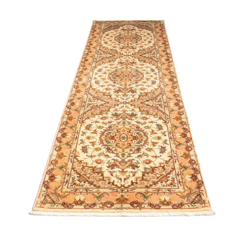 Runner Perser Rug - Tabriz - Royal - 314 x 87 cm - beige
