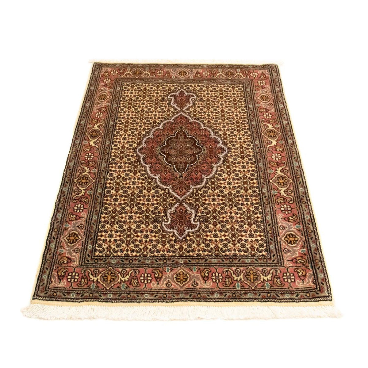 Tabriz - 40 Raj Rug 78x124cm - Persian Rugs - beige