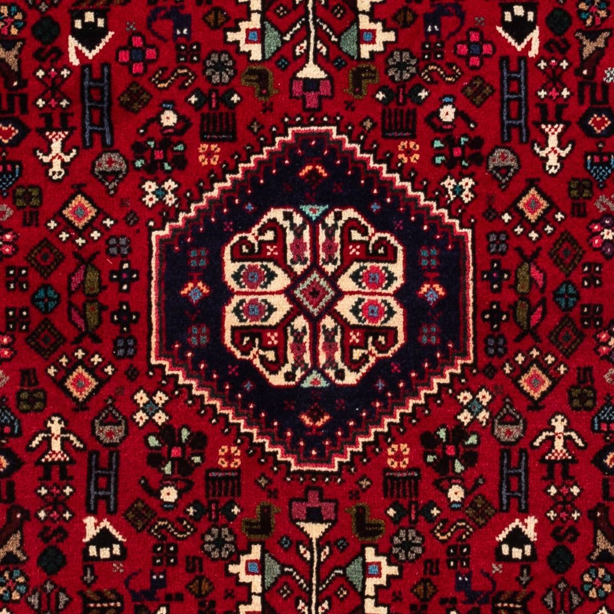 Perser Rug - Nomadic - 149 x 106 cm - dark red