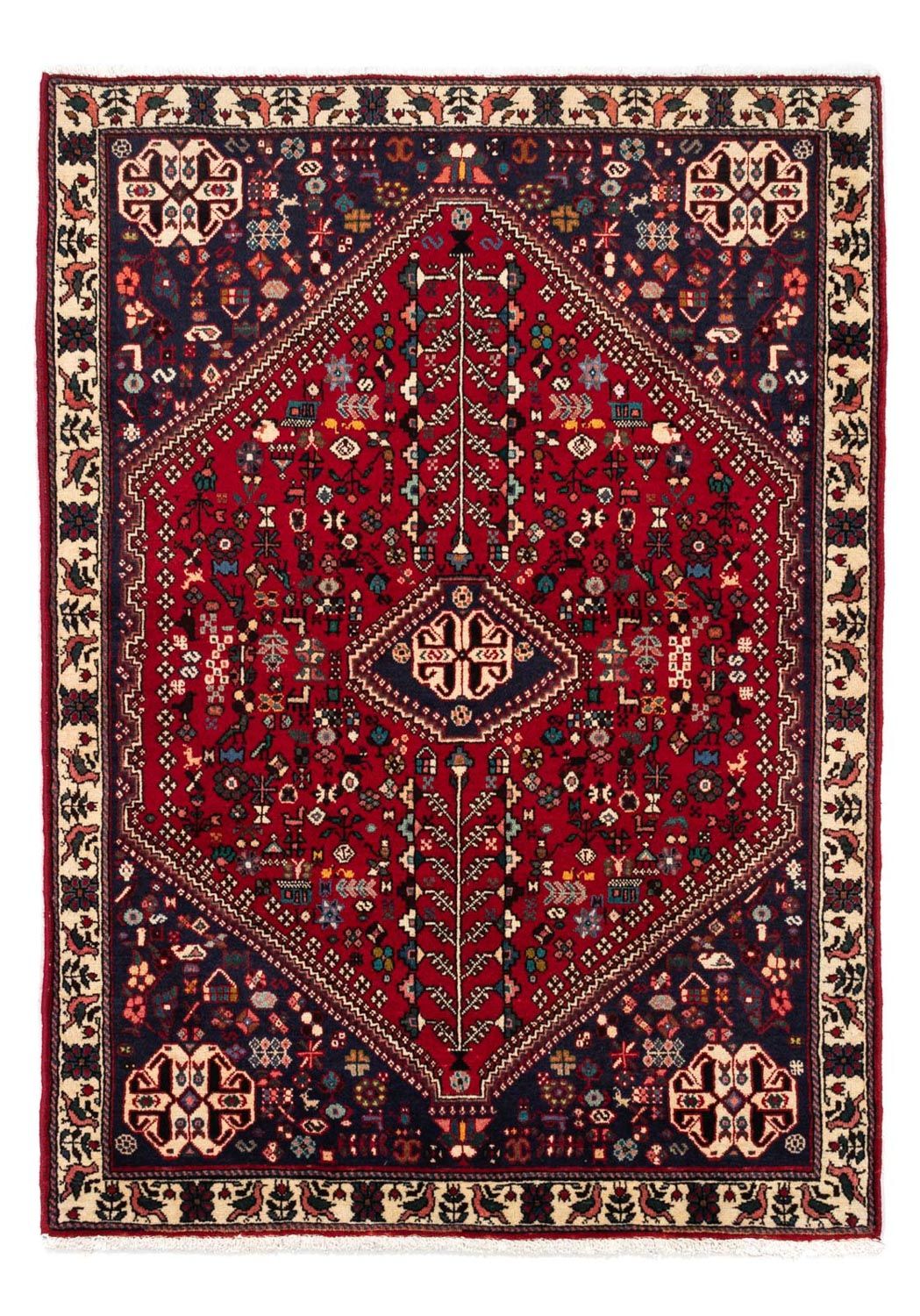Perser Rug - Nomadic - 154 x 107 cm - dark red