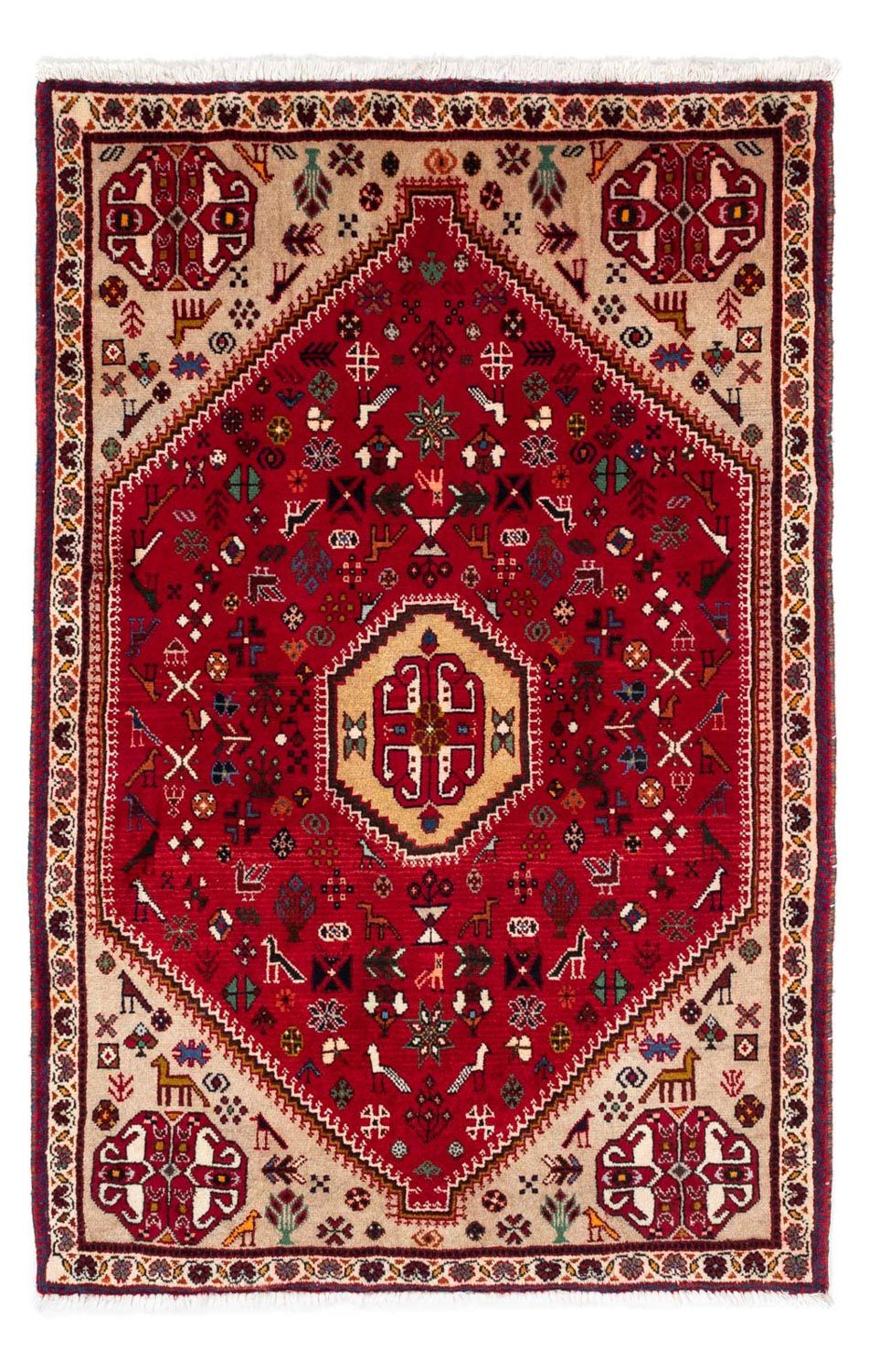 Perser Rug - Nomadic - 161 x 103 cm - dark red