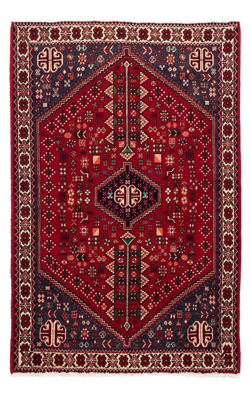 Perser Rug - Nomadic - 144 x 100 cm - dark red