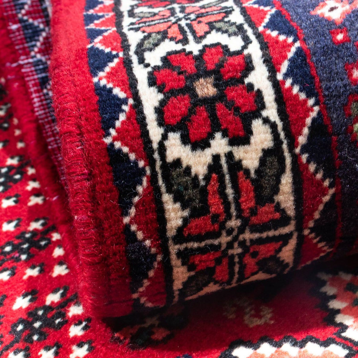 Perser Rug - Nomadic - 144 x 100 cm - dark red