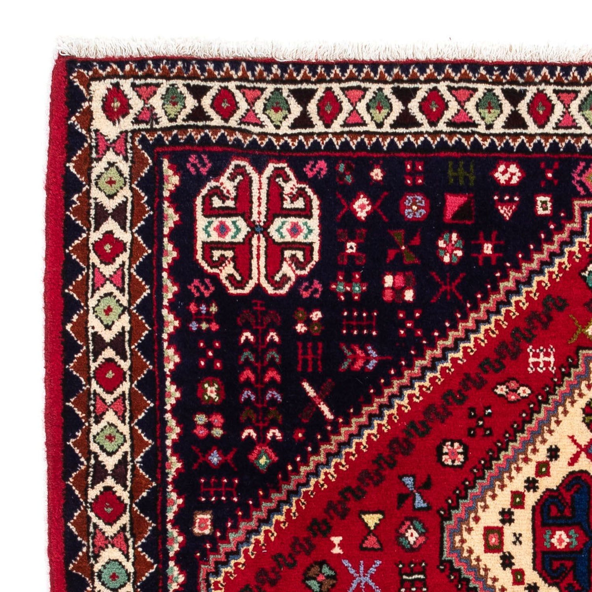 Perser Rug - Nomadic - 148 x 98 cm - dark red