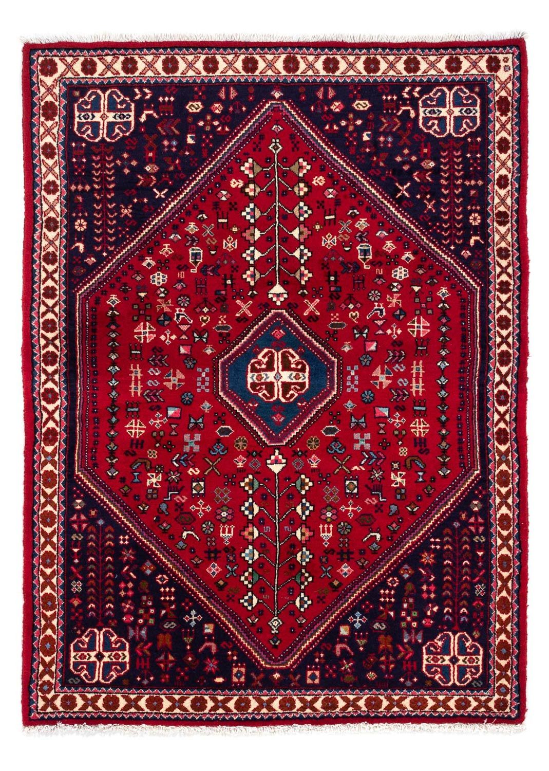 Perser Rug - Nomadic - 150 x 103 cm - dark red