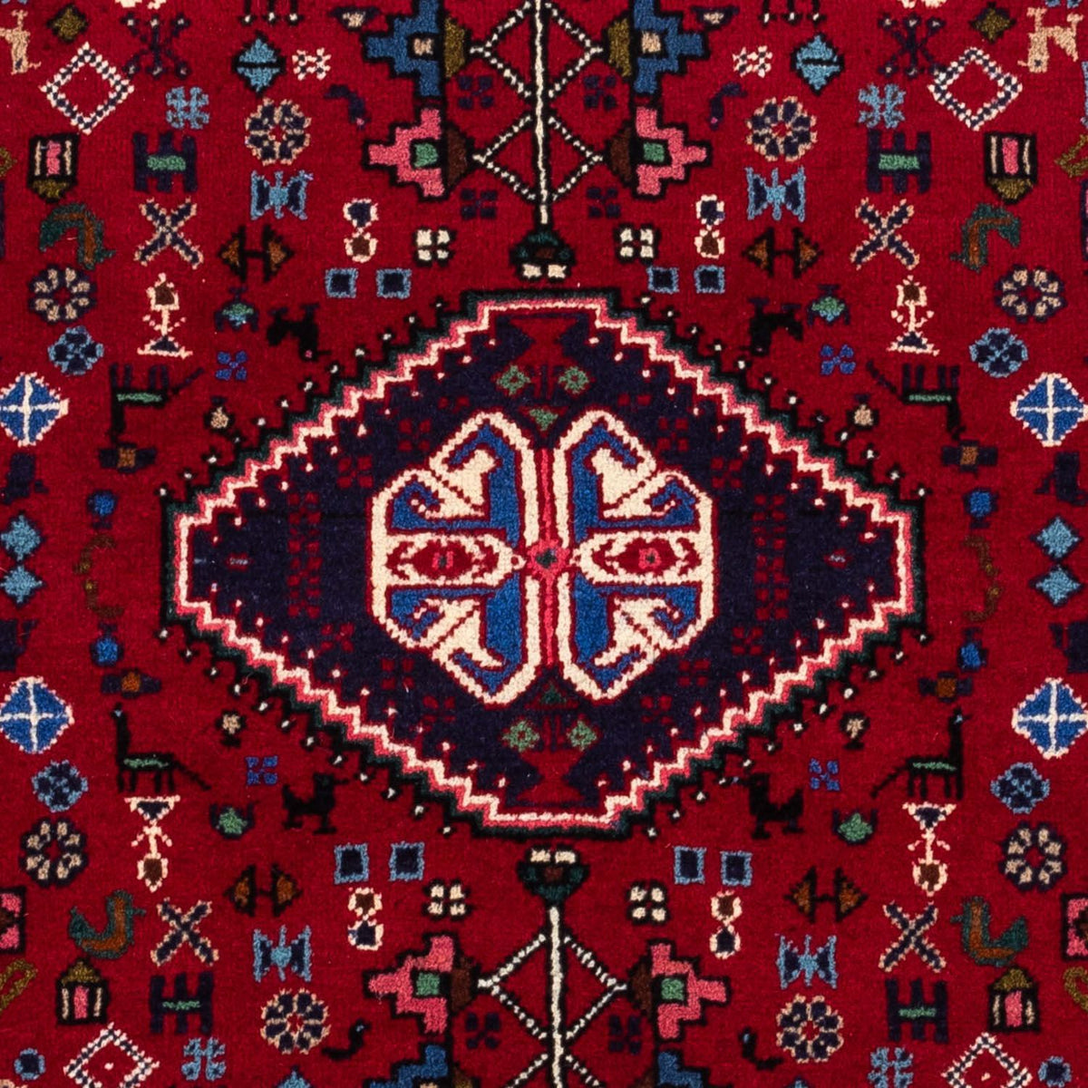 Perser Rug - Nomadic - 148 x 100 cm - dark red