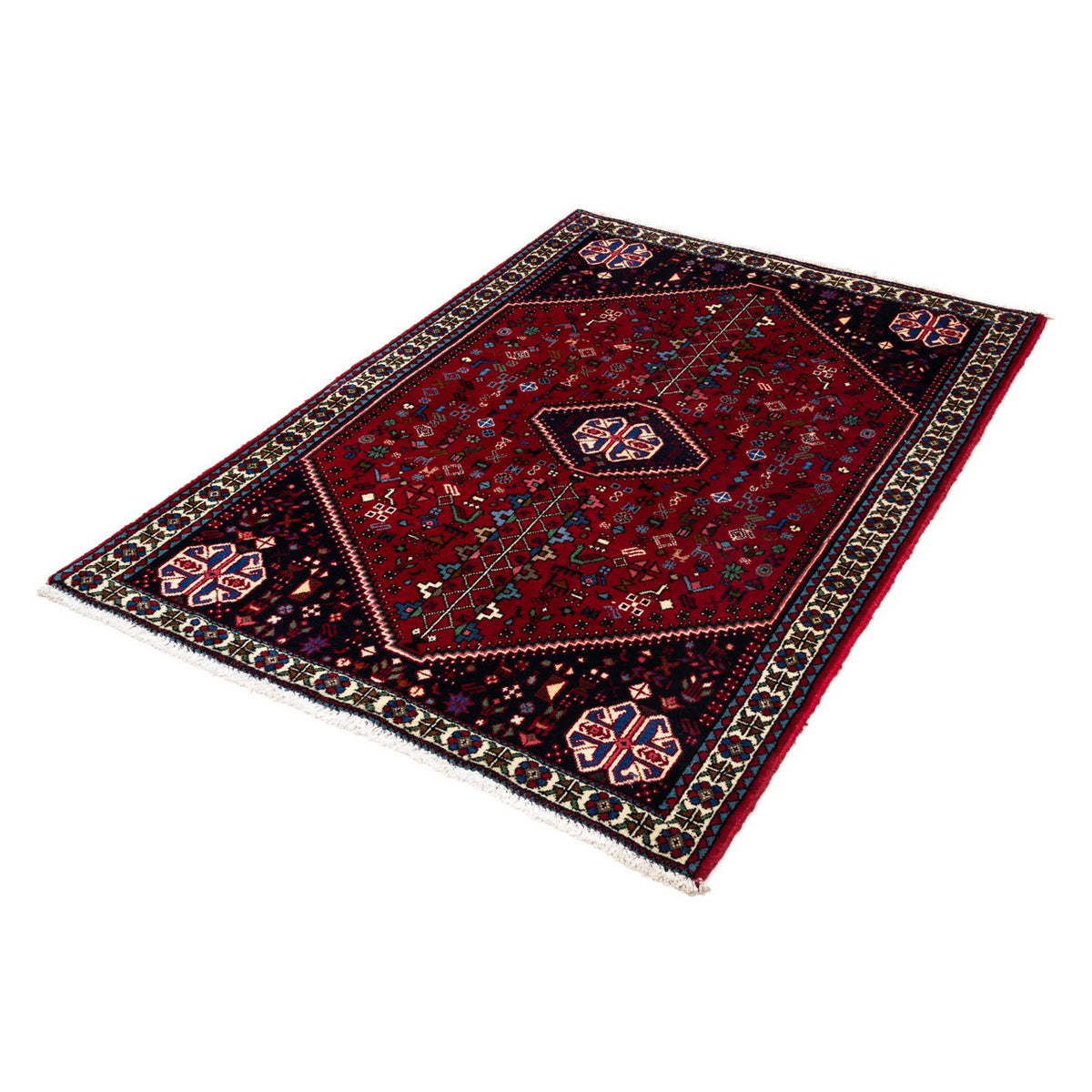 Perser Rug - Nomadic - 148 x 100 cm - dark red