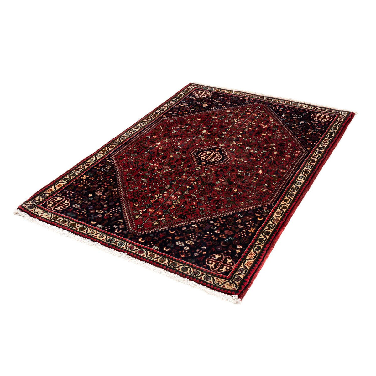 Perser Rug - Nomadic - 152 x 110 cm - dark red
