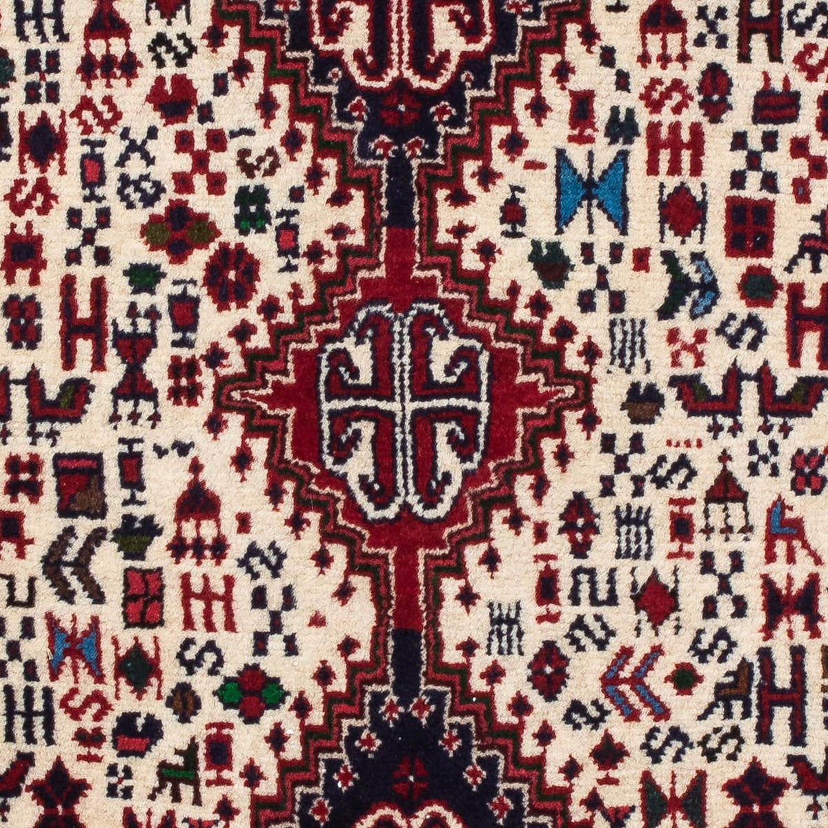 Perser Rug - Nomadic - 123 x 75 cm - beige