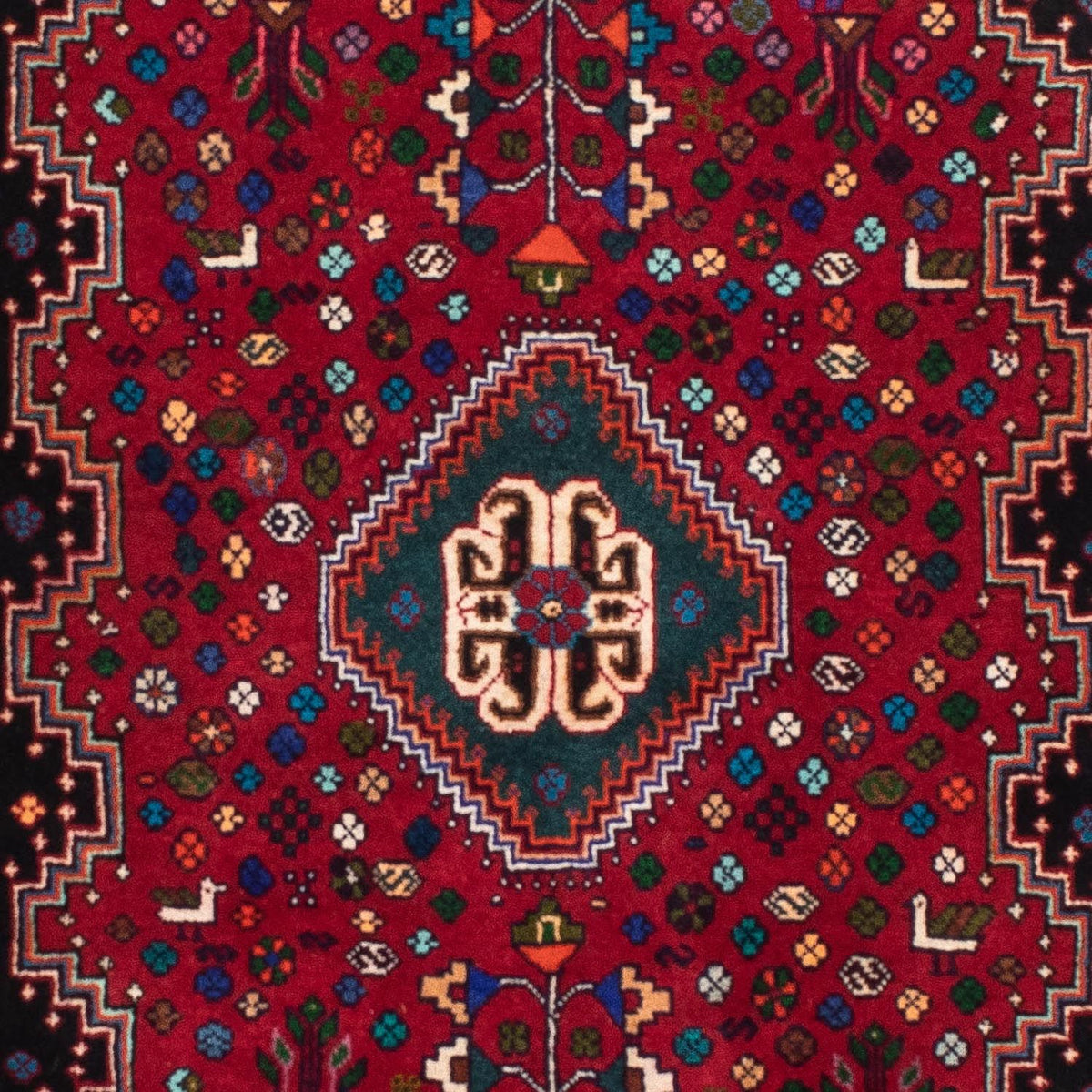 Runner Perser Rug - Nomadic - 222 x 85 cm - dark red