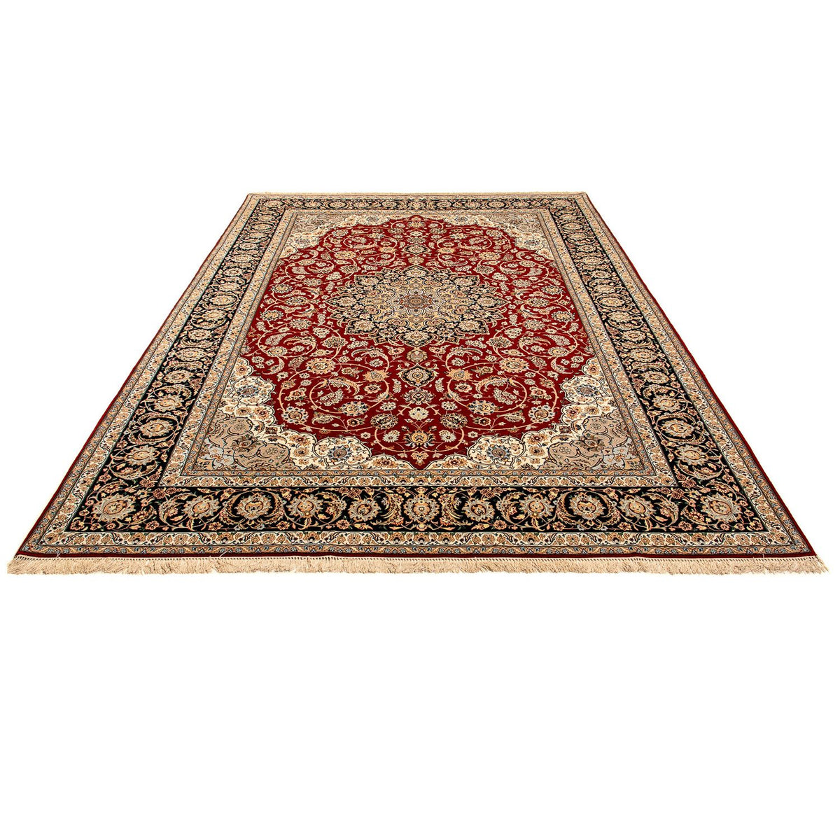 Perser Rug - Isfahan - Premium - 370 x 253 cm - dark red