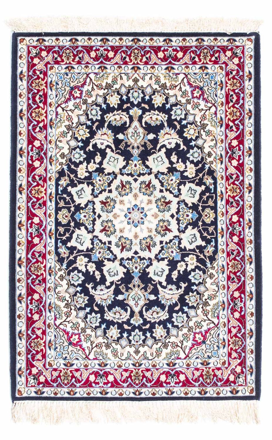 Perser Rug - Isfahan - Premium - 104 x 72 cm - dark blue