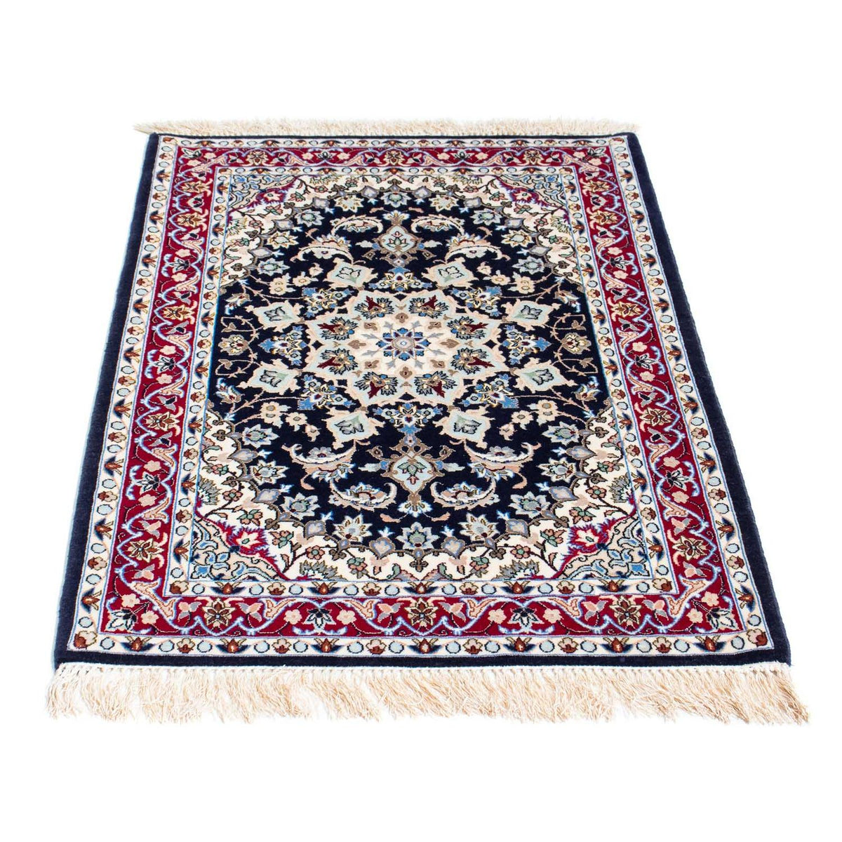 Perser Rug - Isfahan - Premium - 104 x 72 cm - dark blue