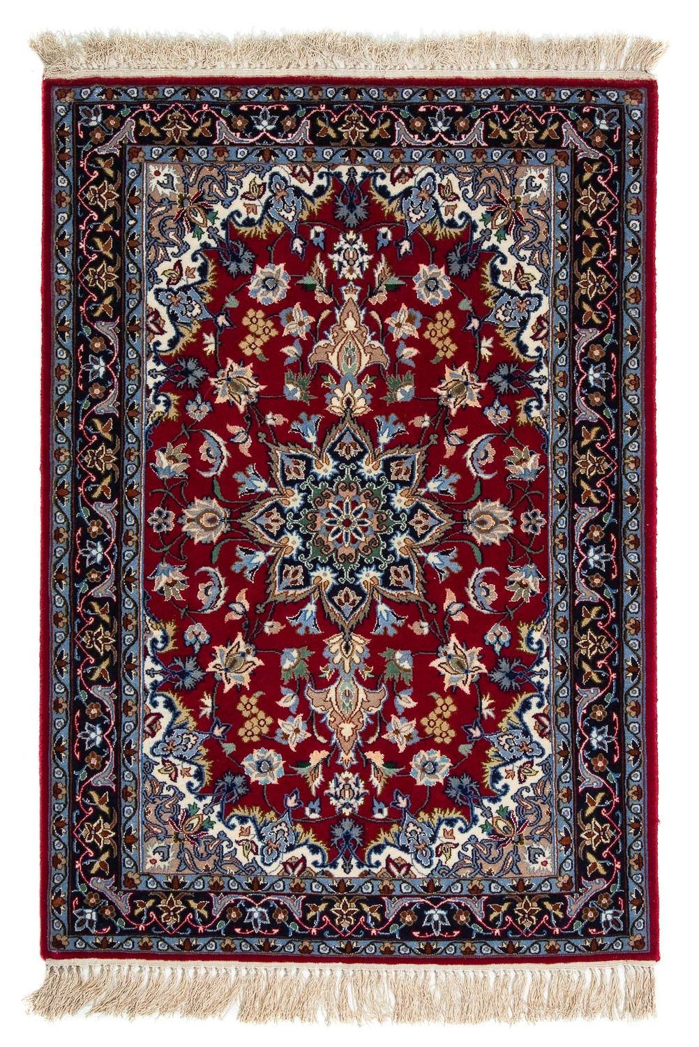 Perser Rug - Isfahan - Premium - 100 x 70 cm - dark red