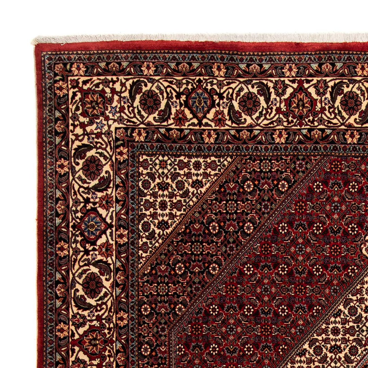 Perser Rug - Bidjar - 247 x 202 cm - dark red