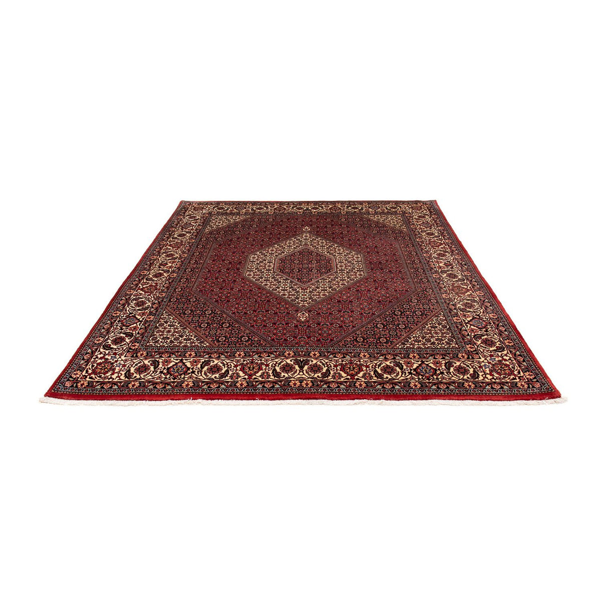 Perser Rug - Bidjar - 247 x 202 cm - dark red