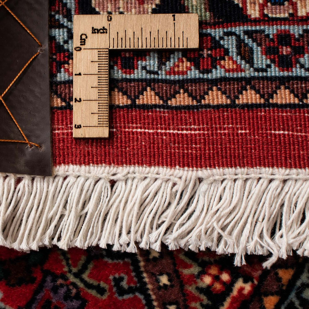 Perser Rug - Bidjar - 247 x 202 cm - dark red