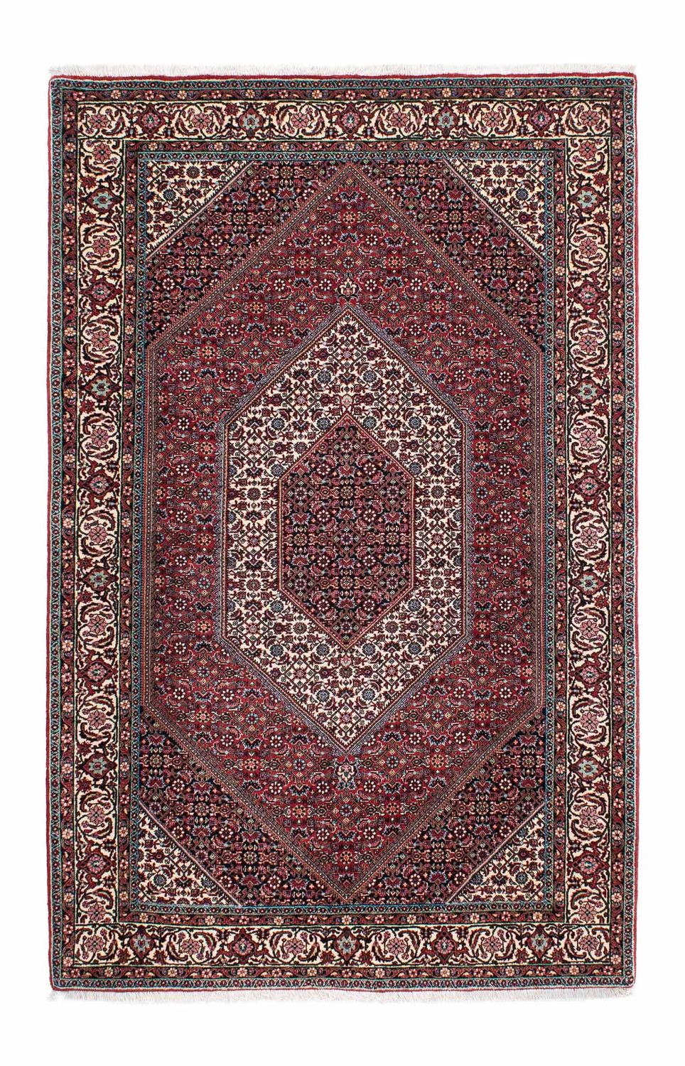 Perser Rug - Bidjar - 212 x 135 cm - dark red