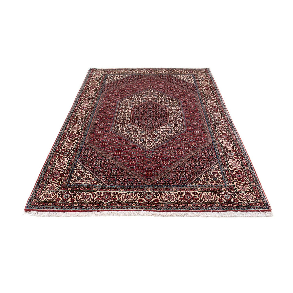 Perser Rug - Bidjar - 212 x 135 cm - dark red
