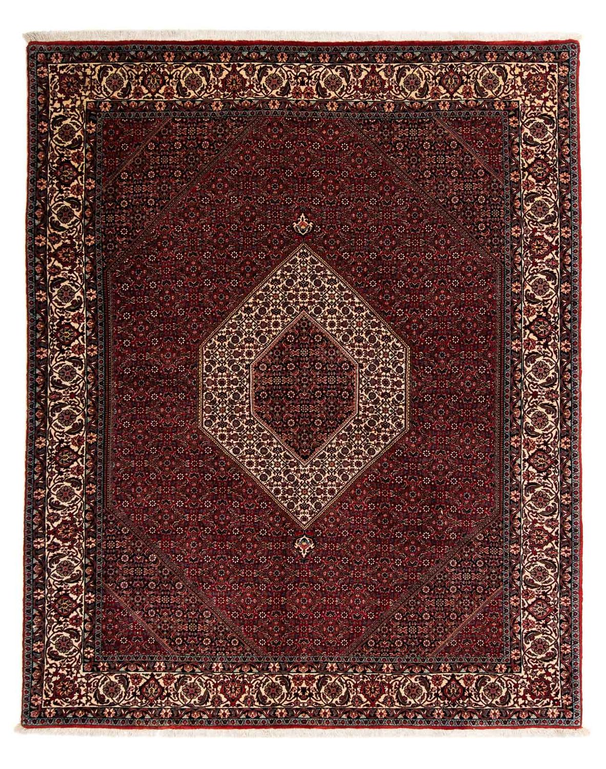 Perser Rug - Bidjar - 257 x 204 cm - dark red
