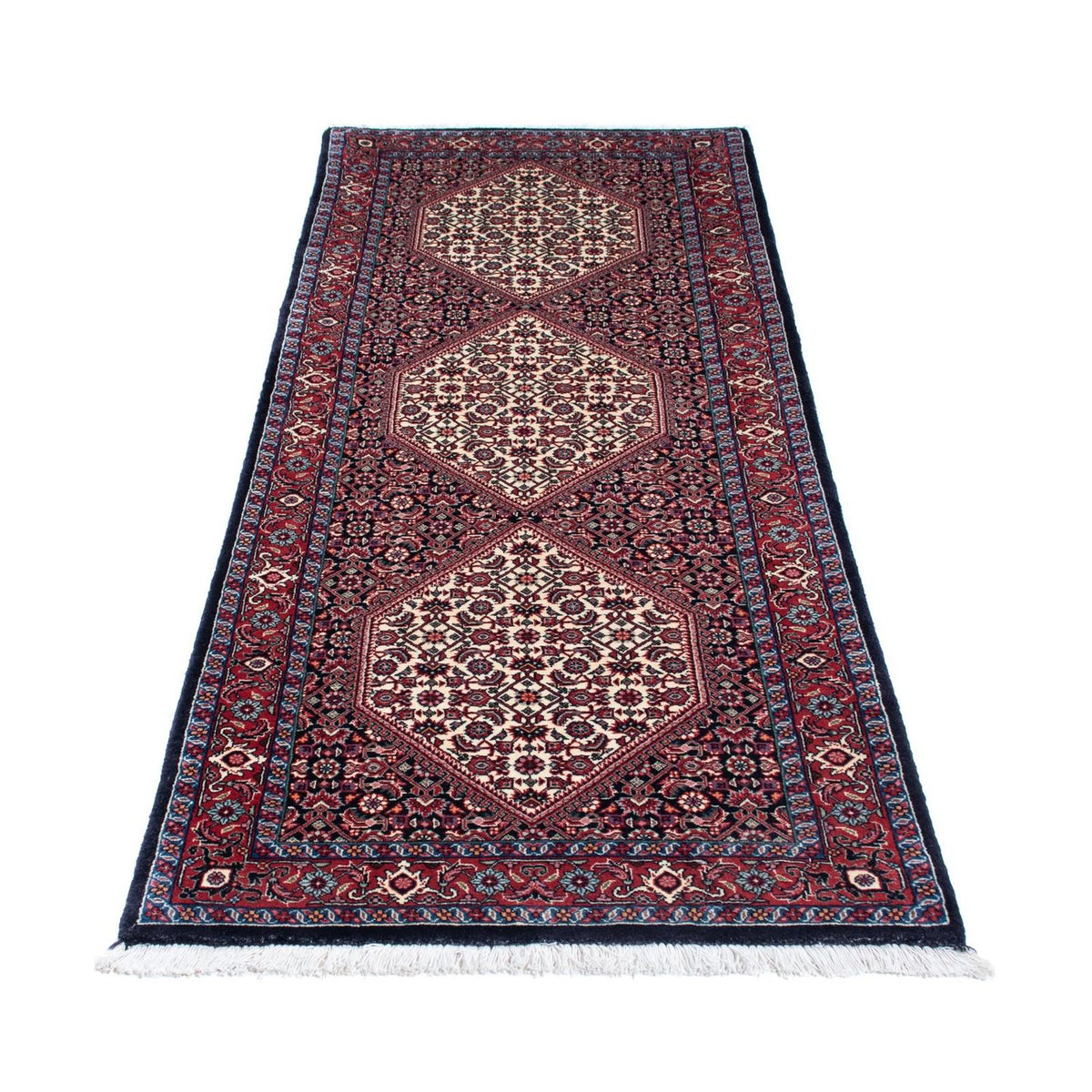 Runner Perser Rug - Bidjar - 206 x 73 cm - dark blue