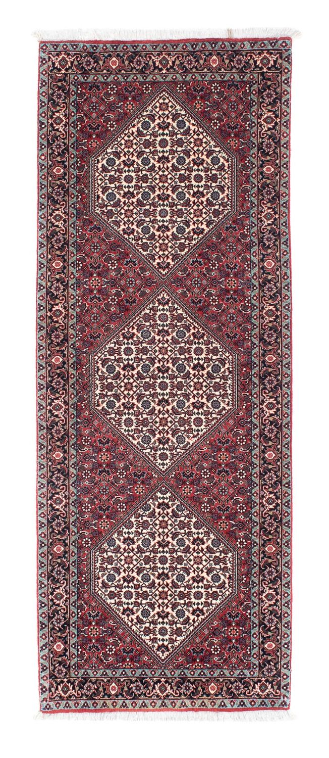 Runner Perser Rug - Bidjar - 206 x 75 cm - red