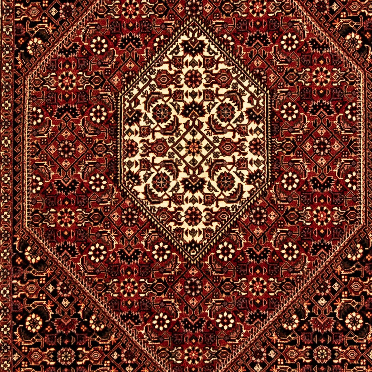 Runner Perser Rug - Bidjar - 296 x 83 cm - dark red