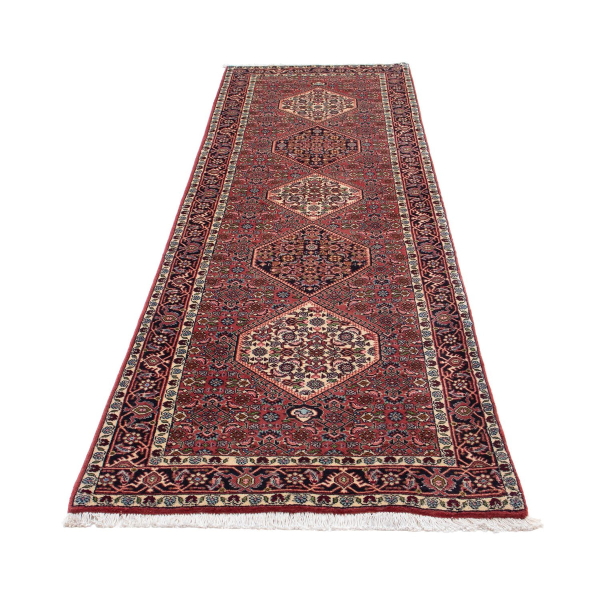 Runner Perser Rug - Bidjar - 292 x 81 cm - light red
