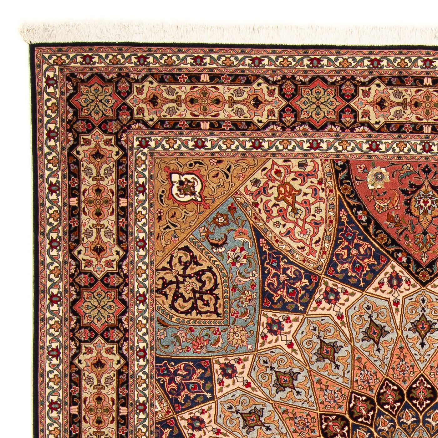 Tabriz - 50 Raj Rug 242x205cm - Persian Rugs